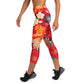 DMV 0105 Floral Yoga Capri Leggings