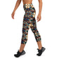 DMV 0127 Conceptual Artsy Yoga Capri Leggings