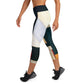 DMV 0223 Abstract Art Yoga Capri Leggings