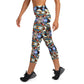 DMV 0221 Conceptual Artsy Yoga Capri Leggings