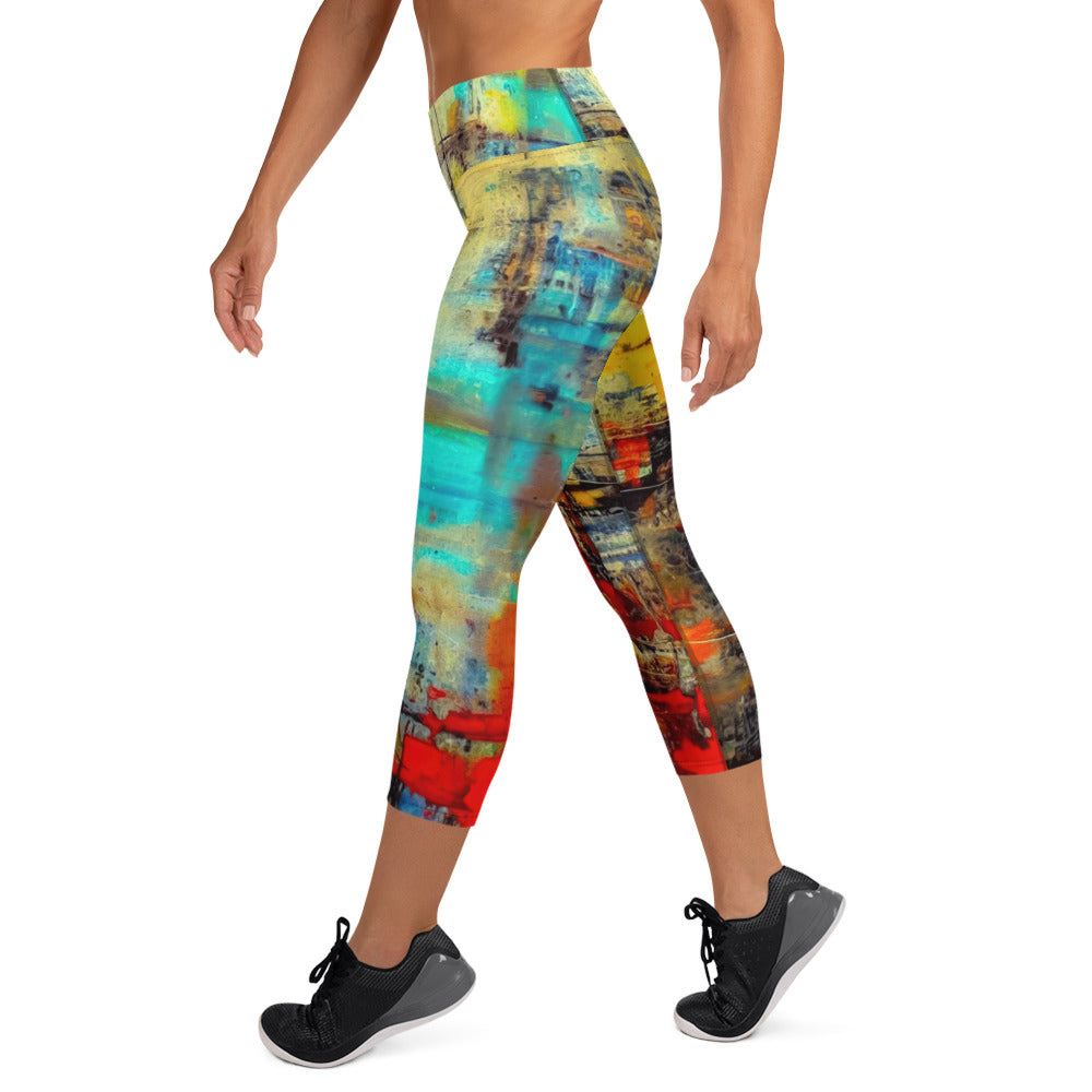 DMV 0279 Avant Garde Yoga Capri Leggings