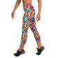 DMV 1357 Psy Artsy Yoga Capri Leggings