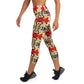 DMV 0203 Vintage Artsy Yoga Capri Leggings