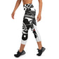 DMV 0294 Boho Yoga Capri Leggings