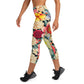 DMV 0260 Floral Yoga Capri Leggings