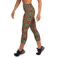 DMV 0200 Psy Artsy Yoga Capri Leggings