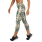 DMV 0408 Chic Boho Yoga Capri Leggings