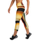 DMV 0261 Retro Art Yoga Capri Leggings