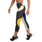 DMV 0421 Retro Art Yoga Capri Leggings