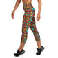 DMV 0892 Psy Artsy Yoga Capri Leggings