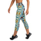 DMV 0955 Vintage Artsy Yoga Capri Leggings