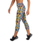 DMV 1013 Chic Boho Yoga Capri Leggings