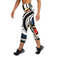 DMV 0460 Boho Yoga Capri Leggings