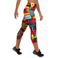 DMV 0233 Psy Art Yoga Capri Leggings