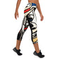 DMV 0019 Boho Yoga Capri Leggings