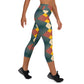 DMV 0057 Classic Boho Yoga Capri Leggings