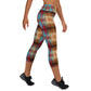 DMV 0006 Avant Garde Artsy Yoga Capri Leggings