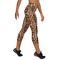 DMV 0082 Classic Boho Yoga Capri Leggings