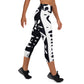 DMV 0009 Boho Yoga Capri Leggings