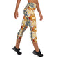 DMV 0089 Chic Boho Yoga Capri Leggings