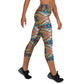 DMV 0159 Avant Garde Artsy Yoga Capri Leggings