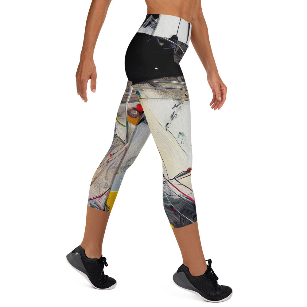 DMV 0126 Avant Garde Yoga Capri Leggings