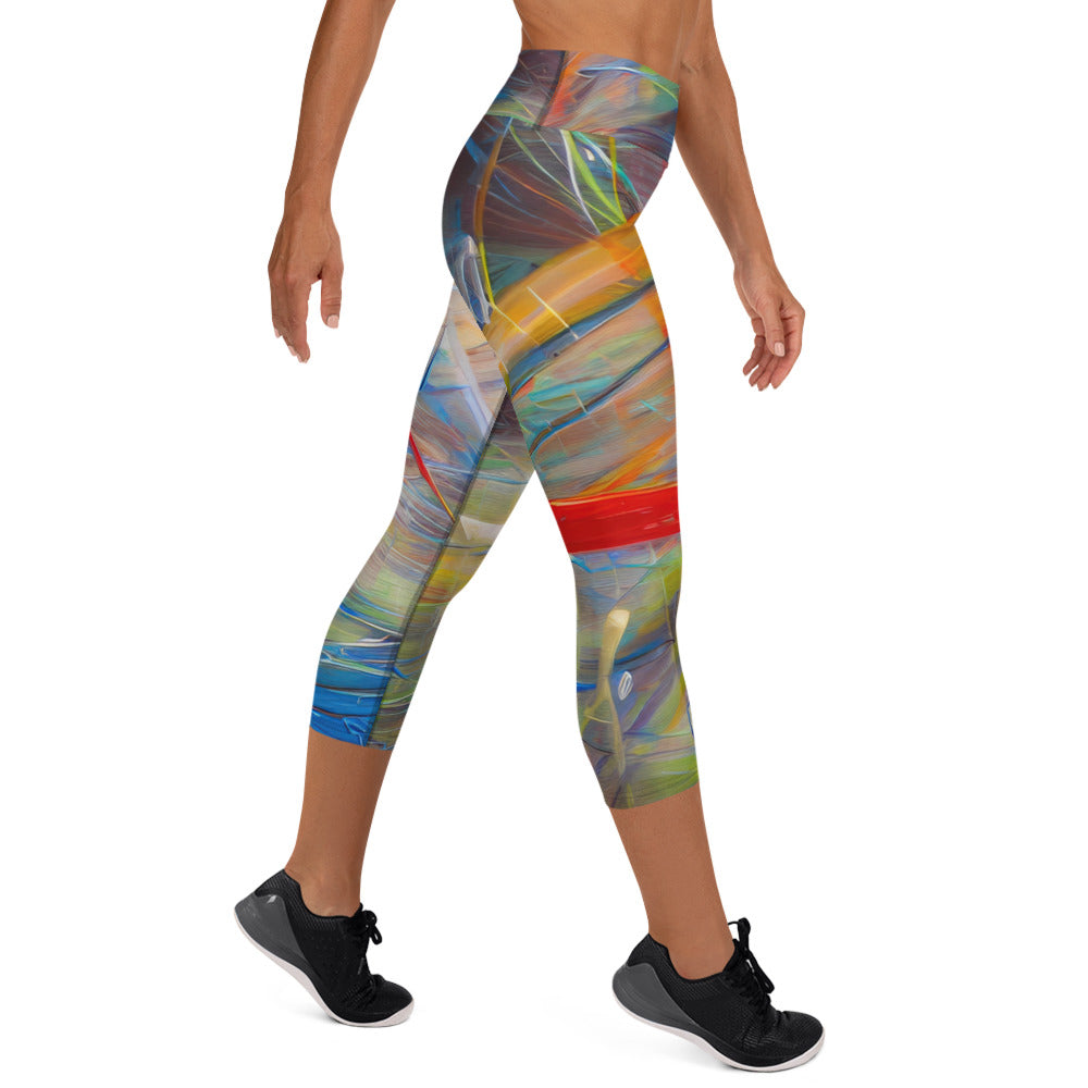 DMV 0248 Avant Garde Yoga Capri Leggings