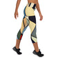 DMV 0234 Abstract Art Yoga Capri Leggings