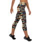 DMV 0127 Conceptual Artsy Yoga Capri Leggings