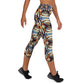 DMV 0104 Conceptual Artsy Yoga Capri Leggings