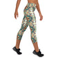 DMV 0408 Chic Boho Yoga Capri Leggings