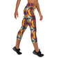 DMV 0507 Psy Artsy Yoga Capri Leggings