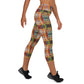 DMV 0817 Avant Garde Artsy Yoga Capri Leggings