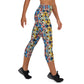 DMV 1013 Chic Boho Yoga Capri Leggings