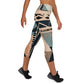 DMV 0798 Boho Yoga Capri Leggings