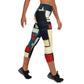 DMV 0586 Abstract Art Yoga Capri Leggings