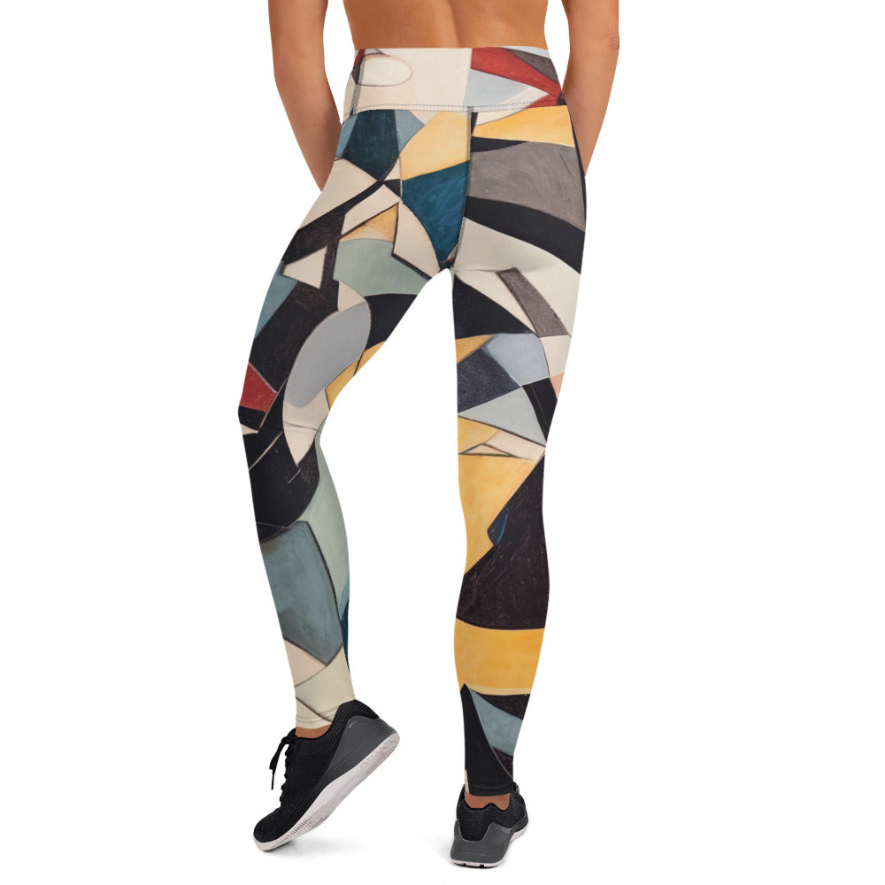 DMV 0047 Abstract Art Yoga Leggings