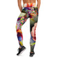 DMV 0081 Floral Yoga Leggings