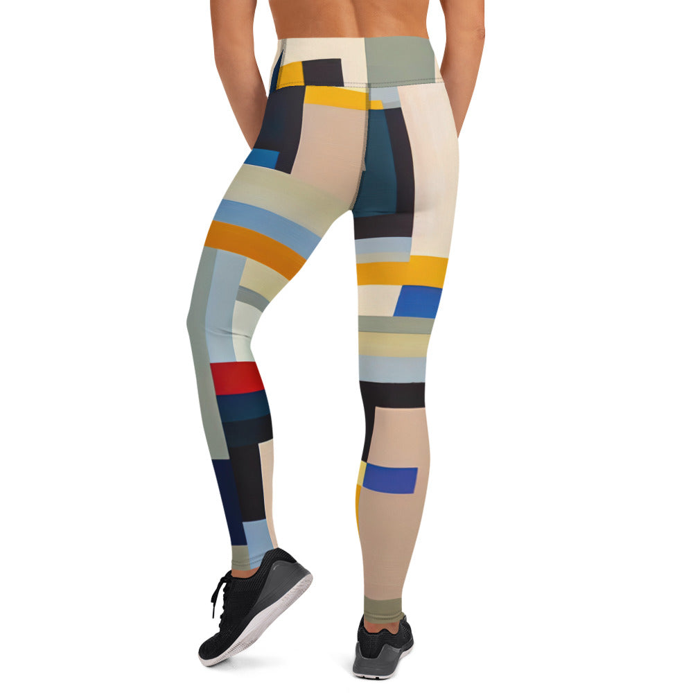 DMV 0072 Abstract Art Yoga Leggings