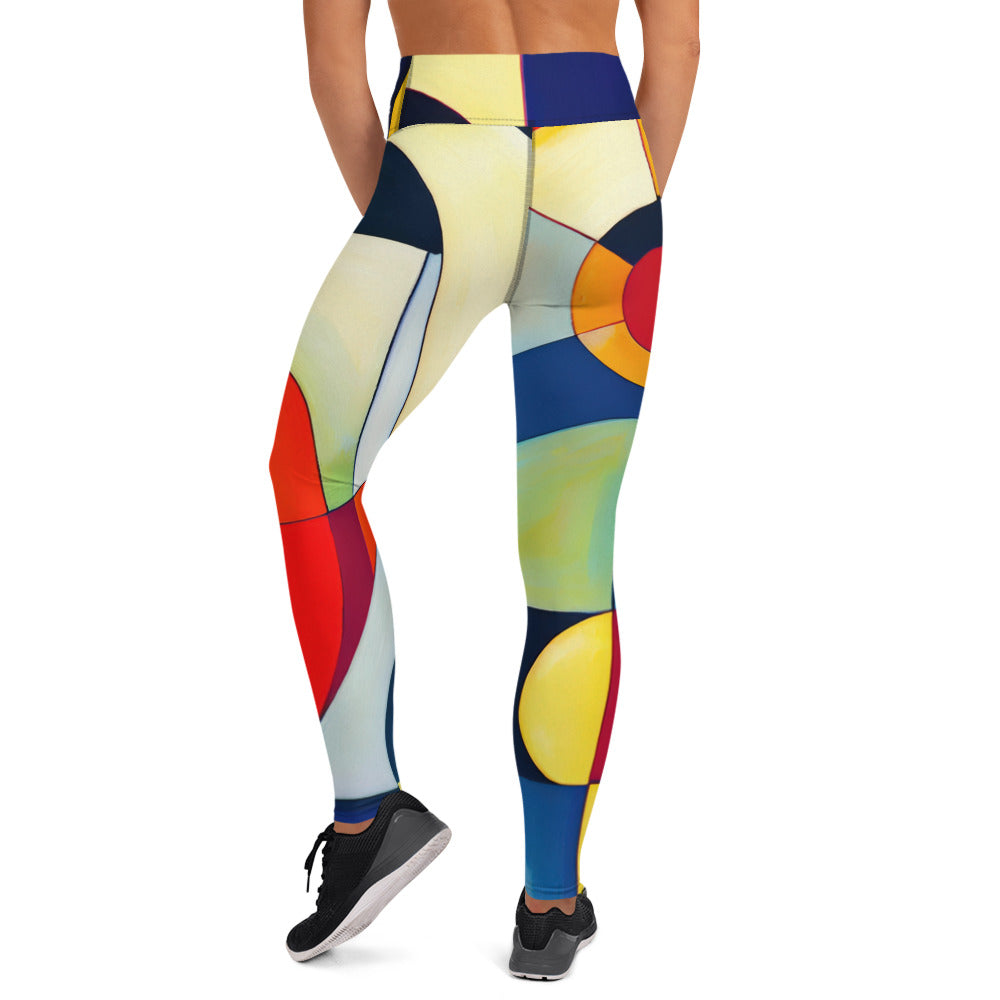 DMV 0024 Abstract Art Yoga Leggings