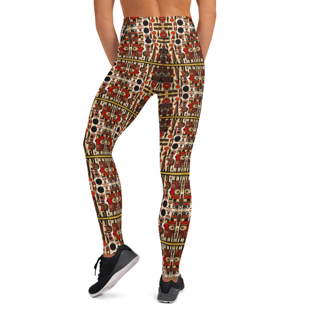 DMV 0082 Classic Boho Yoga Leggings