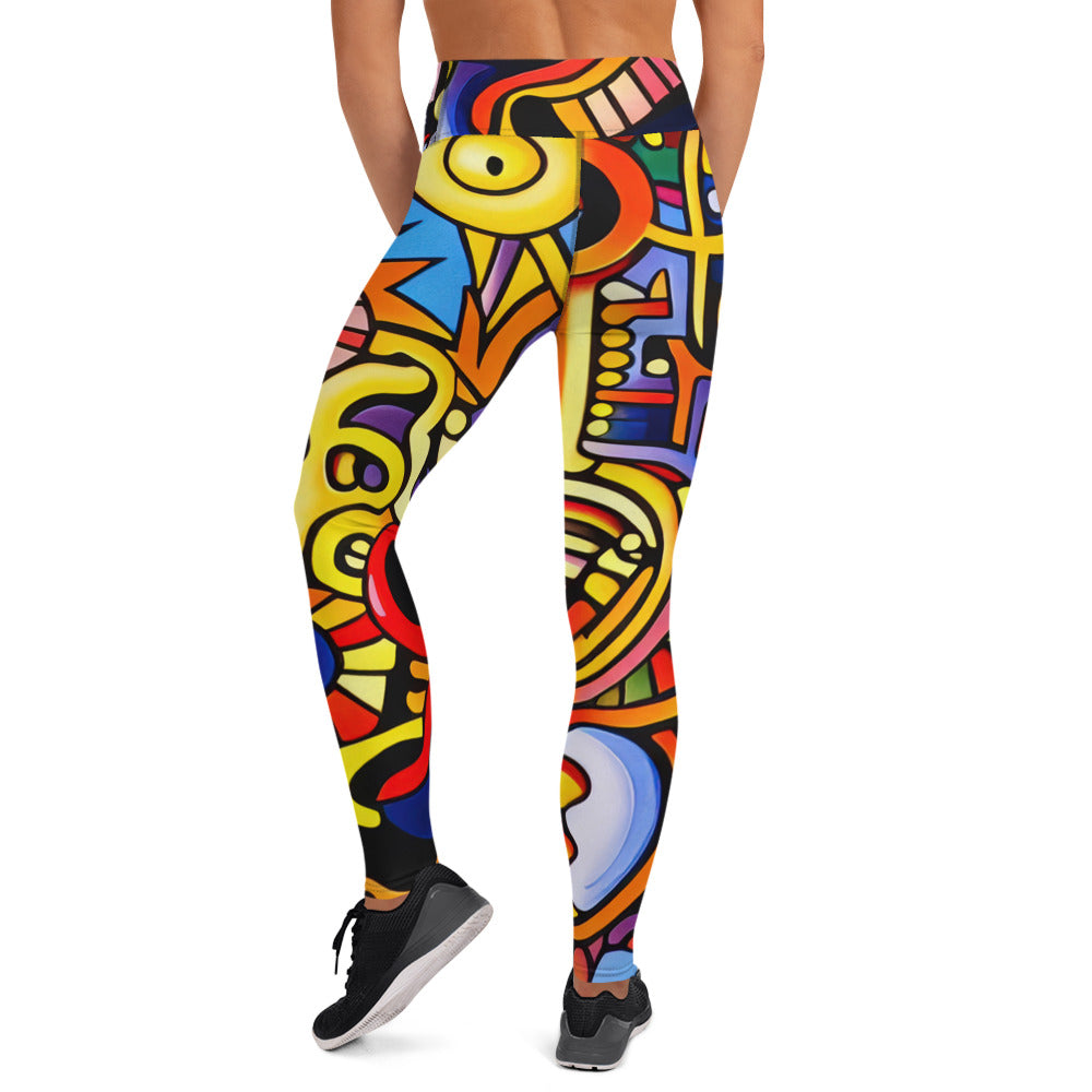 DMV 0051 Psy Art Yoga Leggings