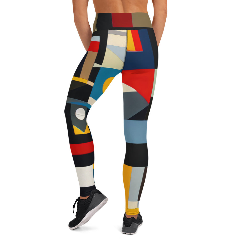 DMV 0023 Abstract Art Yoga Leggings