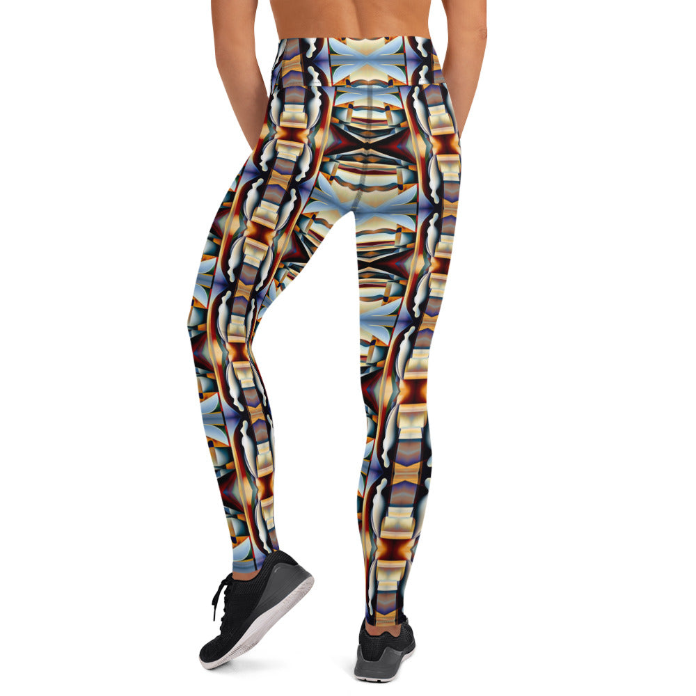 DMV 0104 Conceptual Artsy Yoga Leggings