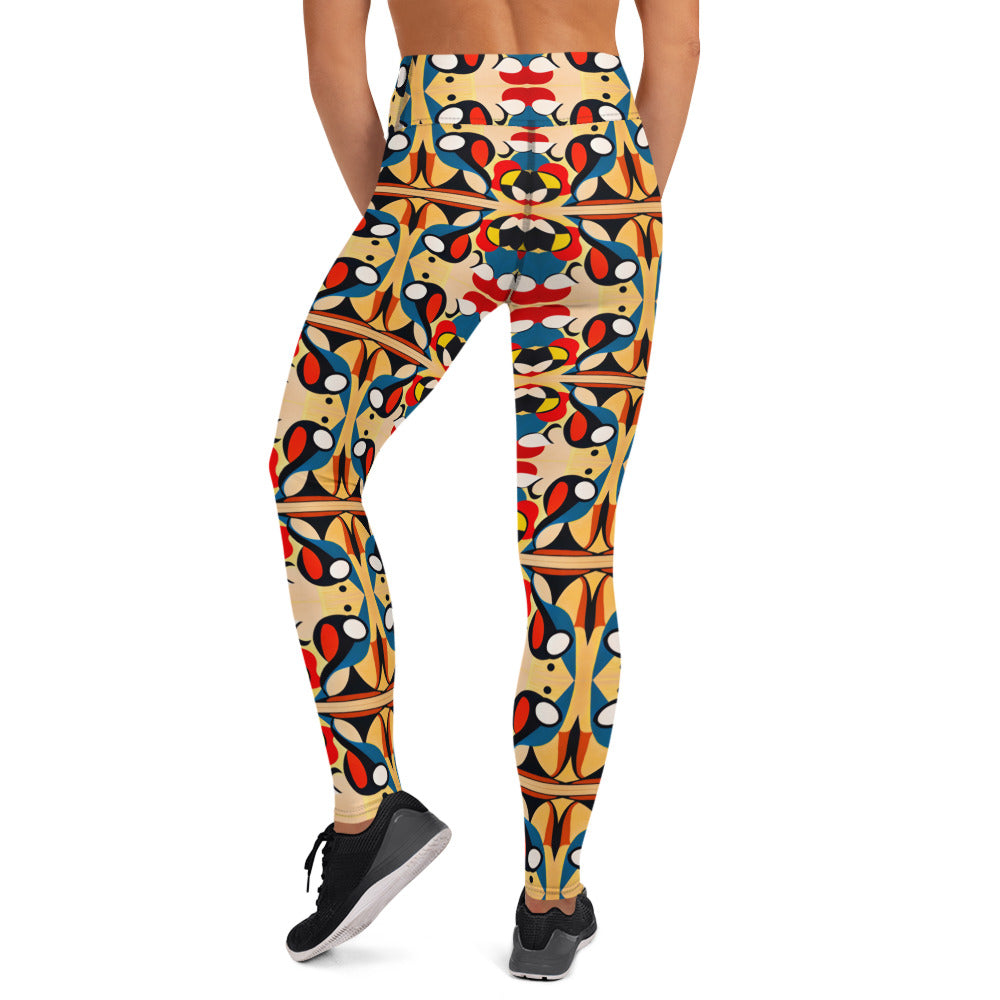 DMV 0148 Vintage Artsy Yoga Leggings