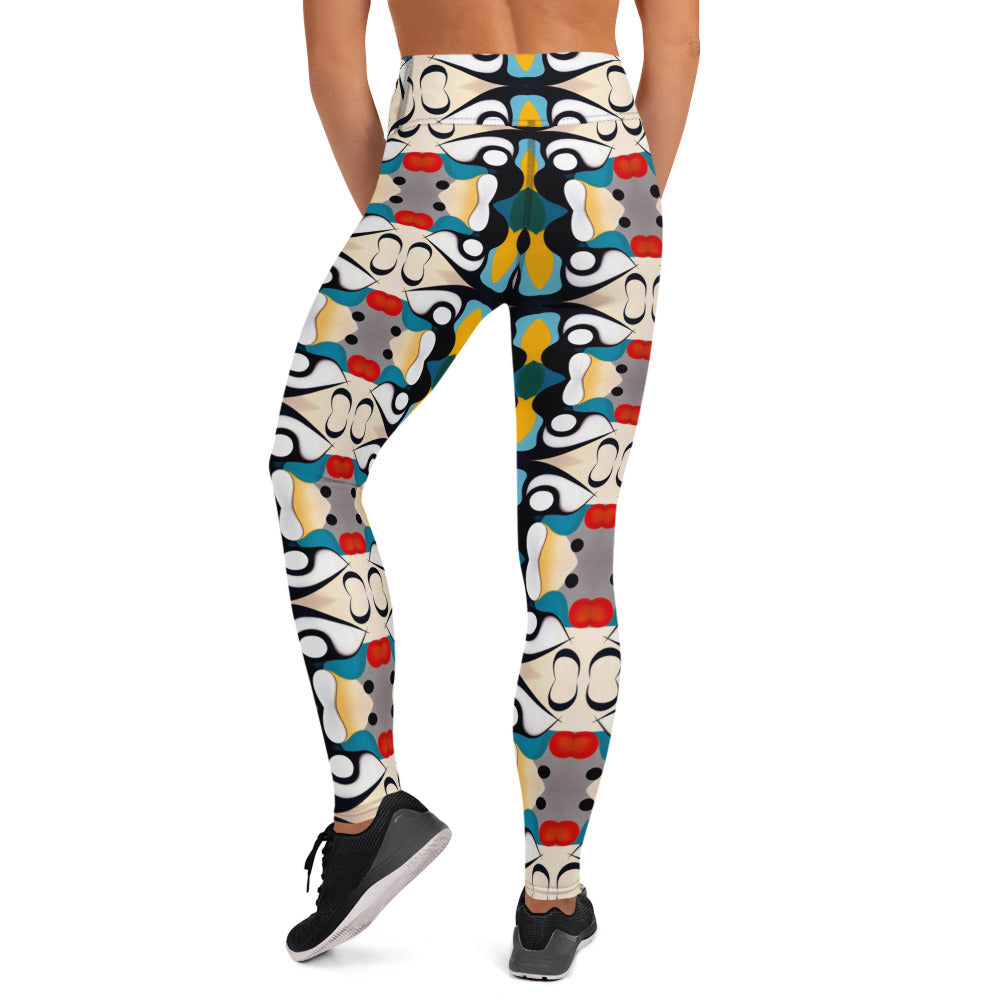 DMV 0139 Vintage Artsy Yoga Leggings