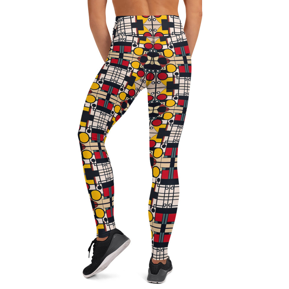 DMV 0142 Geo Boho Yoga Leggings