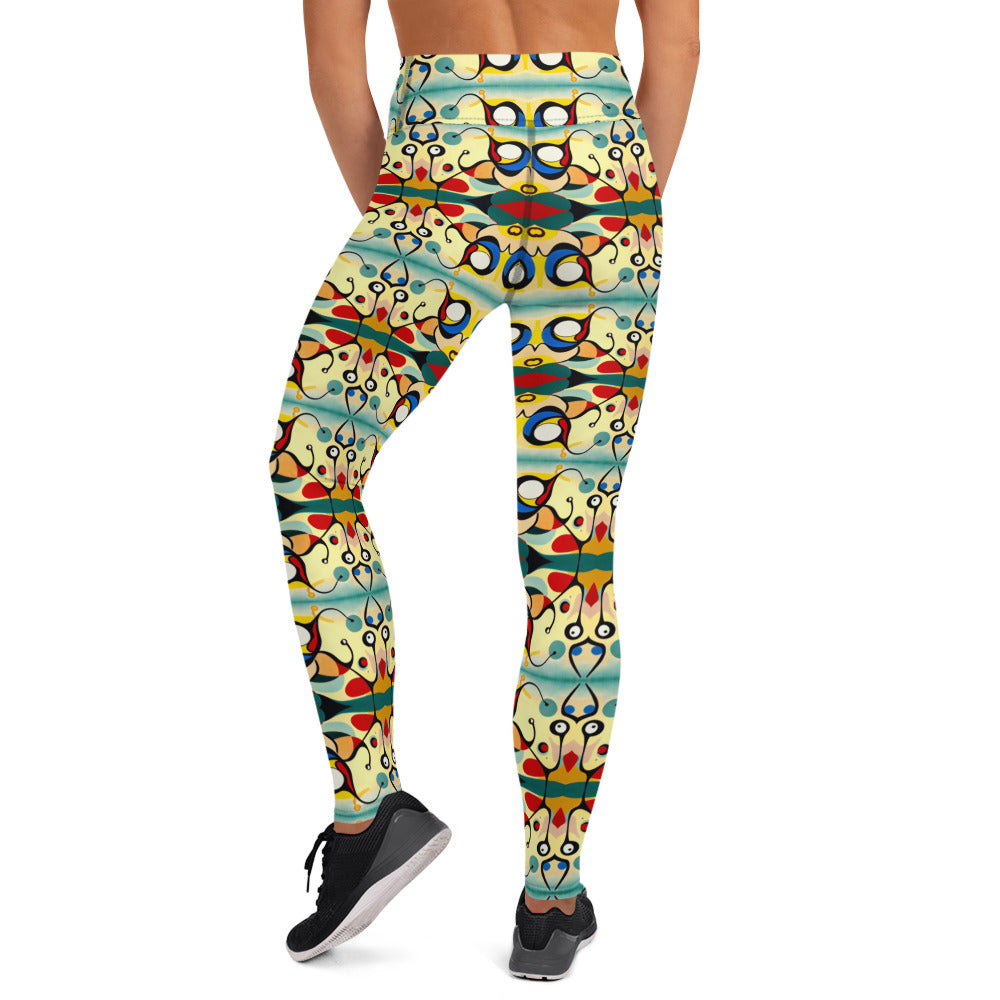 DMV 0405 Vintage Artsy Yoga Leggings