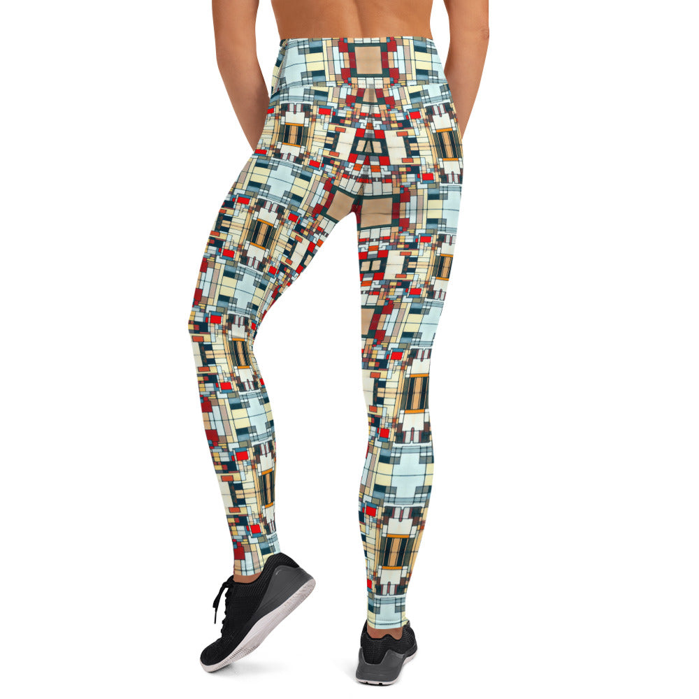 DMV 0184 Geo Boho Yoga Leggings