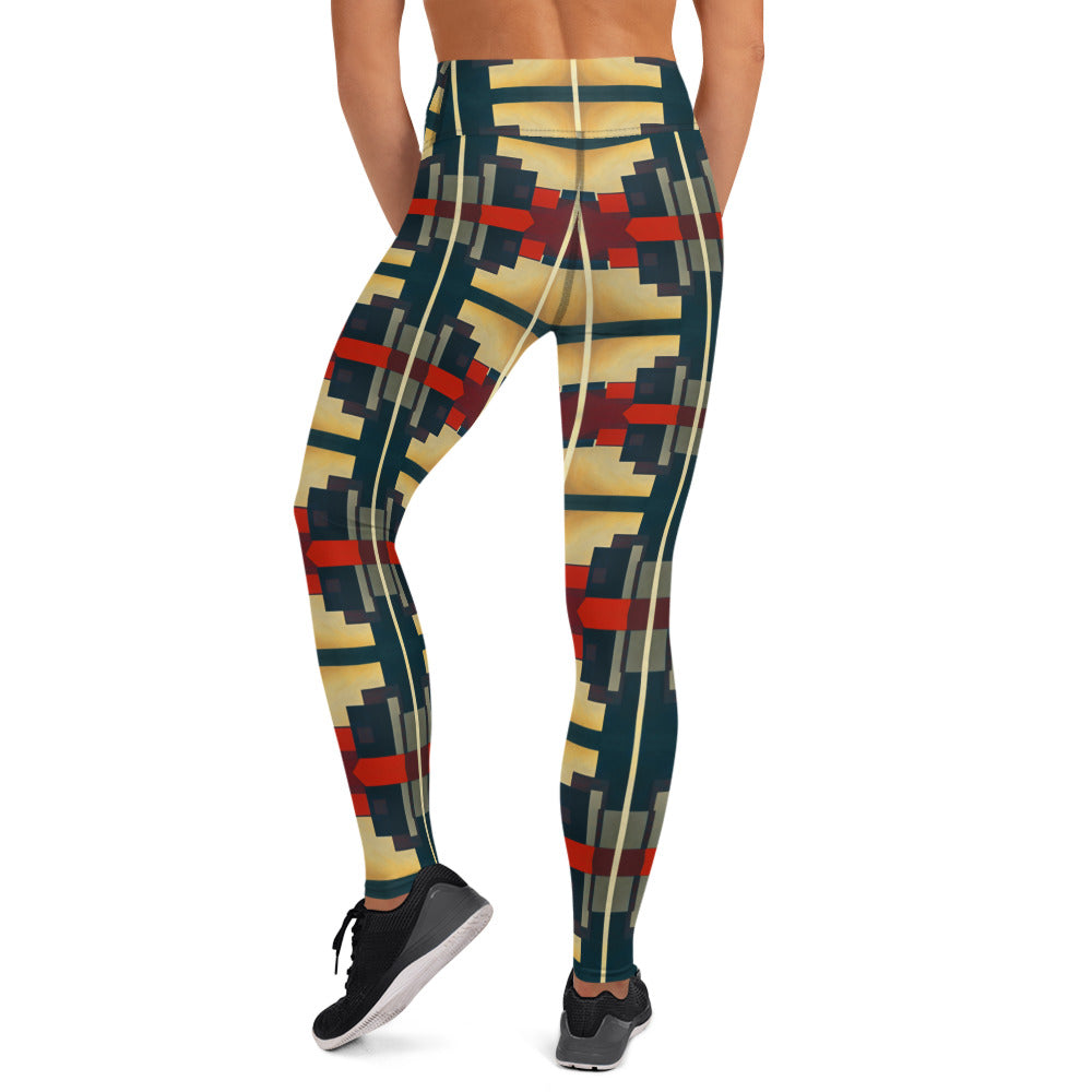 DMV 0186 Geo Boho Yoga Leggings